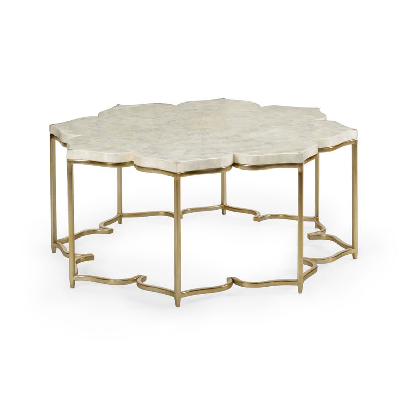 Chelsea House Lotus Flower Style Cocktail Table