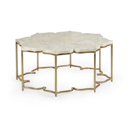 Chelsea House Lotus Flower Style Cocktail Table