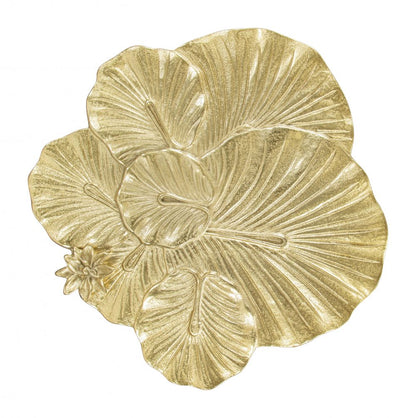 Zuo Modern Lotus Golden Aluminum Side Table