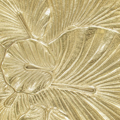 Zuo Modern Lotus Golden Aluminum Side Table