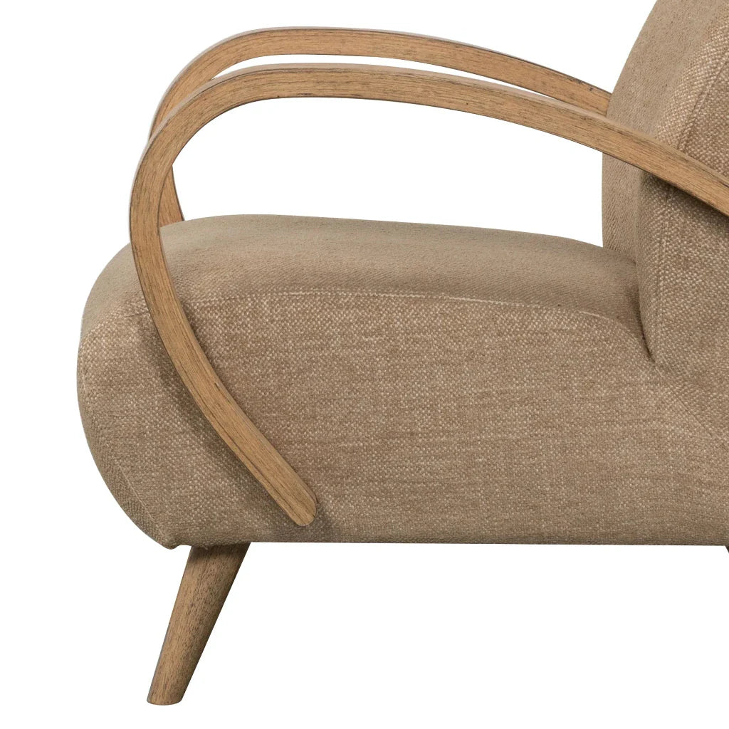 Louis Polyester Upholstered Club Chair