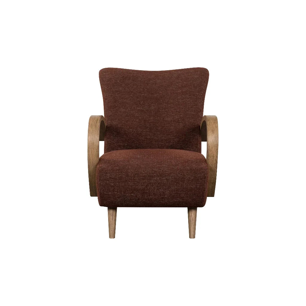 Louis Polyester Upholstered Club Chair