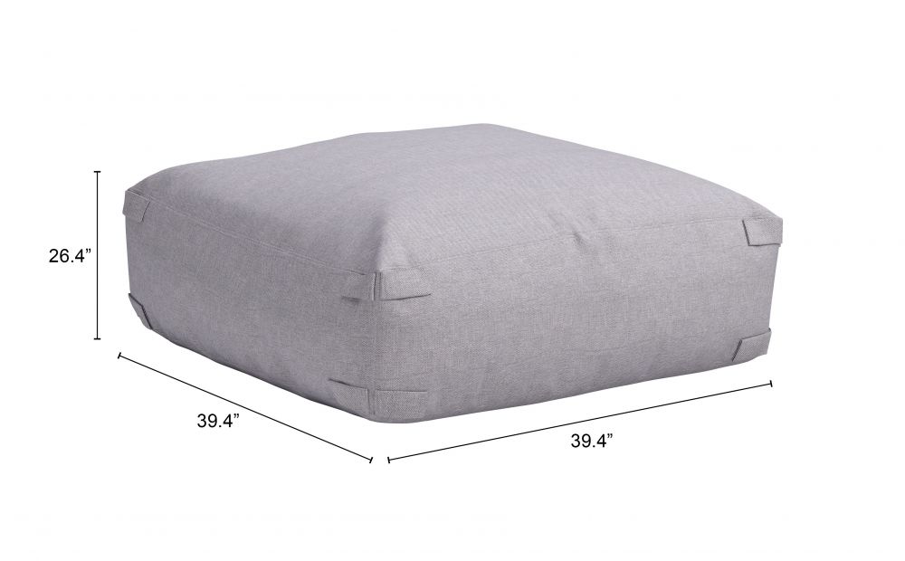 Zuo Modern Luanda Olefin Fabric Outdoor Ottoman