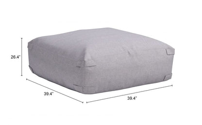 Zuo Modern Luanda Olefin Fabric Outdoor Ottoman