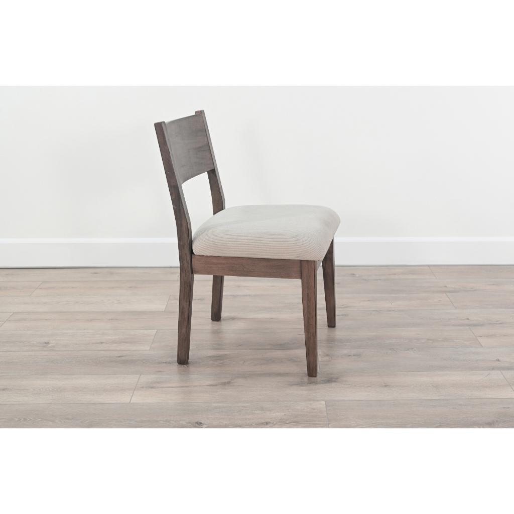 Sunny D Lucas Fabric Armless Dining Chair (Set of 2)