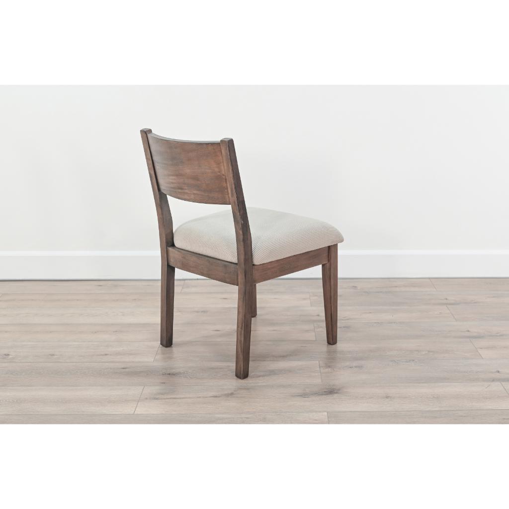 Sunny D Lucas Fabric Armless Dining Chair (Set of 2)