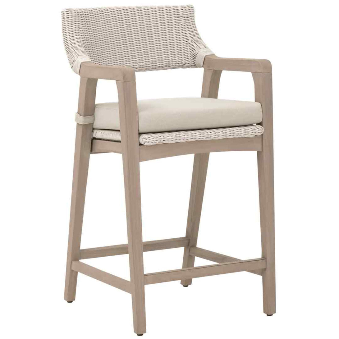 Lucia Olefin Fabric Outdoor Counter Stool