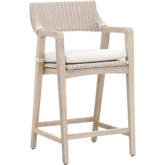 Essentials For Living Lucia Olefin Fabric Outdoor Counter Stool