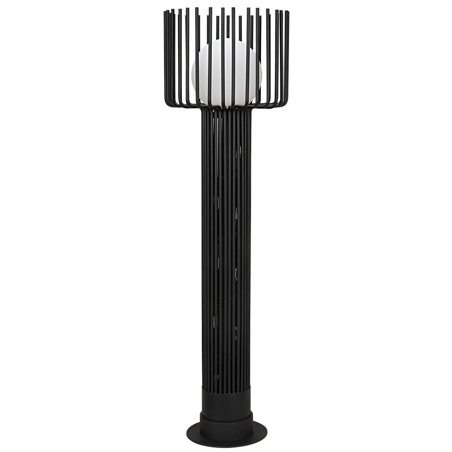Lucis Floor Lamp, Black Steel-Floor Lamps-Noir-Sideboards and Things