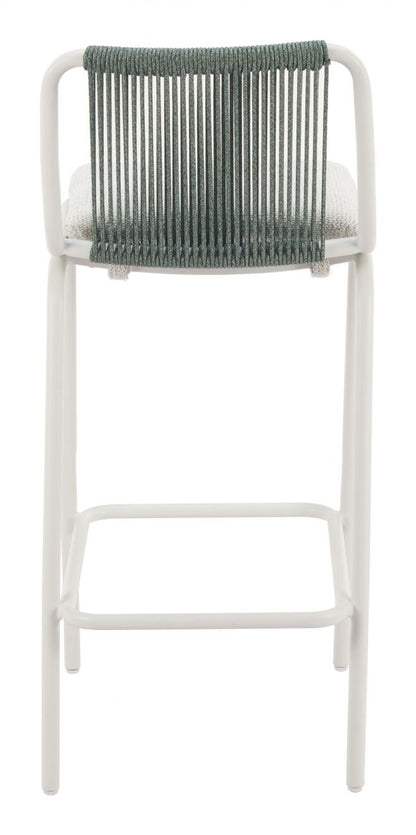 Zuo Modern Luft Olefin Fabric Outdoor Barstool 2PC