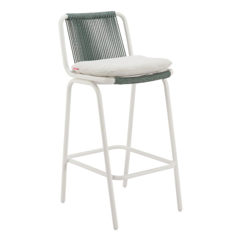 Zuo Modern Luft Olefin Fabric Outdoor Barstool 2PC