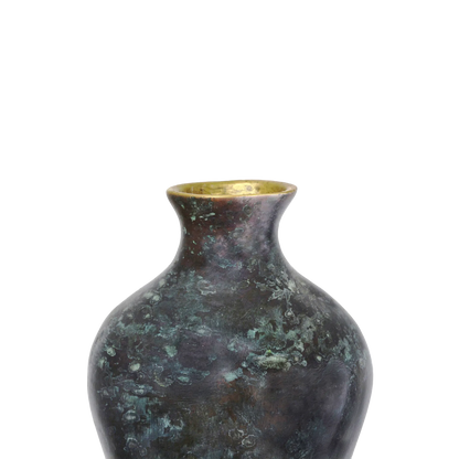 Luganzo Large Bronze Vase-Vases & Jars-Currey & Co-Sideboards and Things