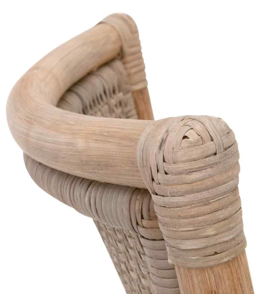 Essentials For Living Luna Rattan Frame Armless Dining Chair 2PC