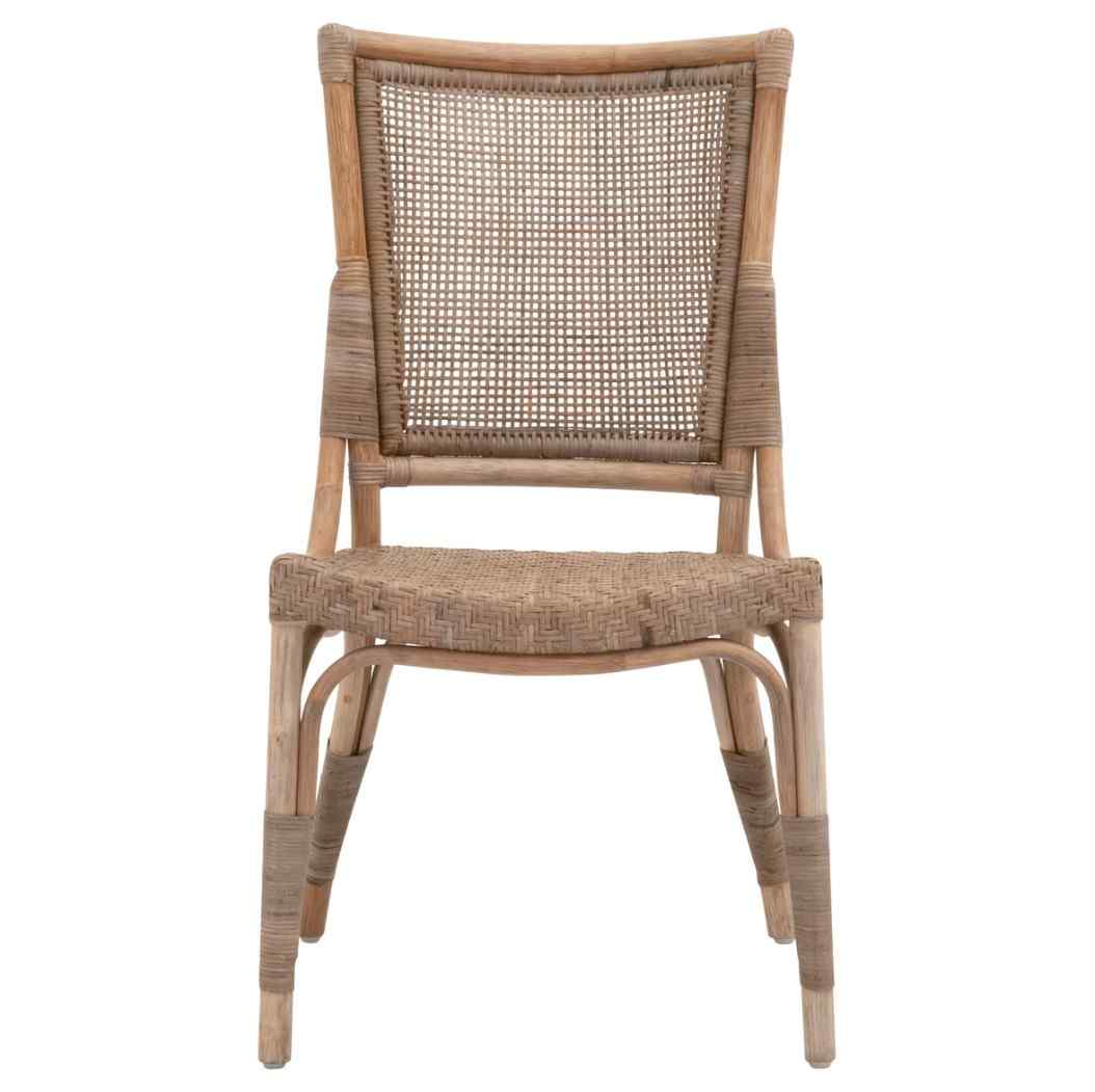 Essentials For Living Luna Rattan Frame Armless Dining Chair 2PC