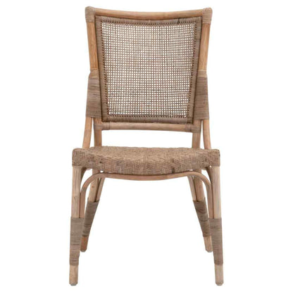 Essentials For Living Luna Rattan Frame Armless Dining Chair 2PC
