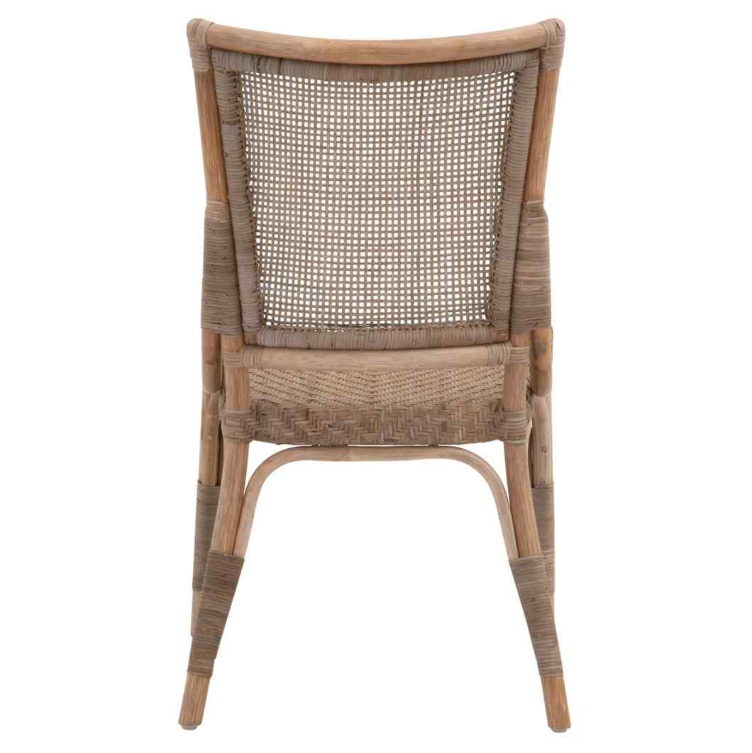 Essentials For Living Luna Rattan Frame Armless Dining Chair 2PC