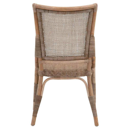 Essentials For Living Luna Rattan Frame Armless Dining Chair 2PC