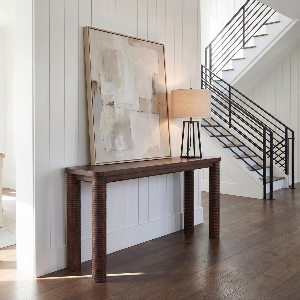 Urbia Luna Wooden Rectangular Console Table