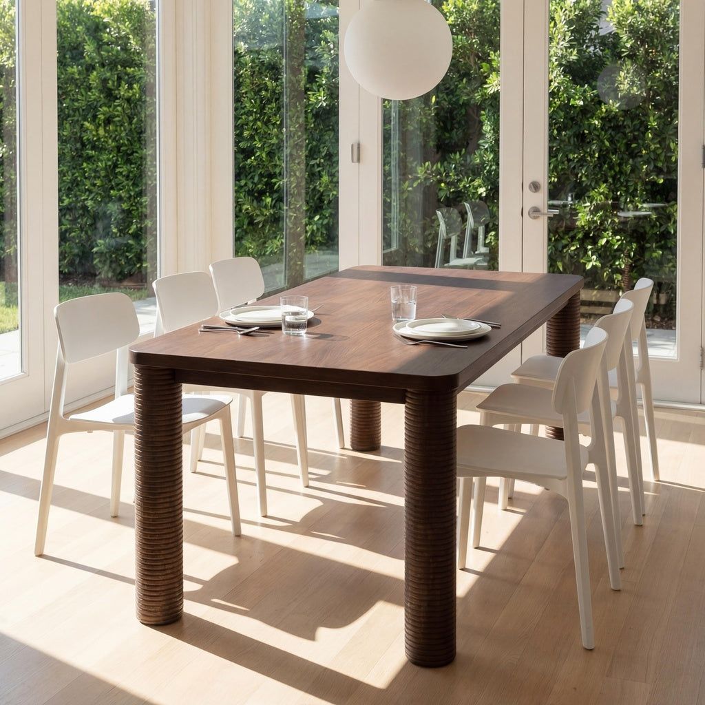Urbia Luna Wooden Rectangular Dining Table
