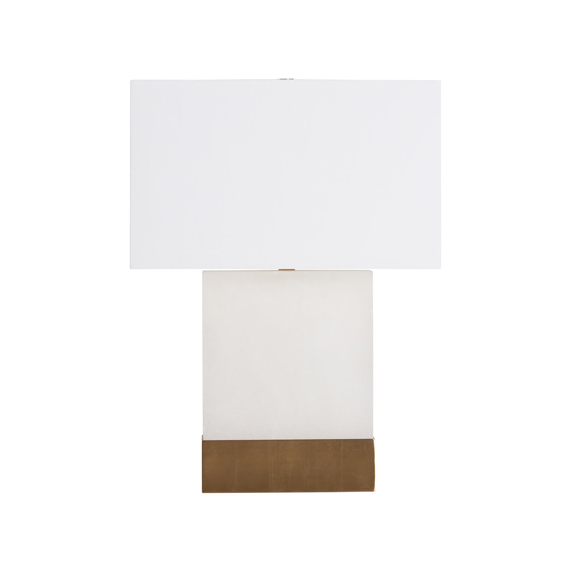 Luster White Alabaster Table Lamp