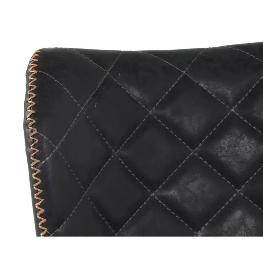 Lyla Leather Counter Stool 2PC - LOOMLAN - SUNPAN - Counter Stools