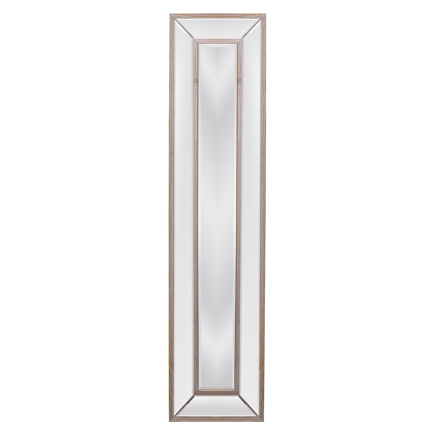 Pompano Wood Brown Vertical Floor Mirror