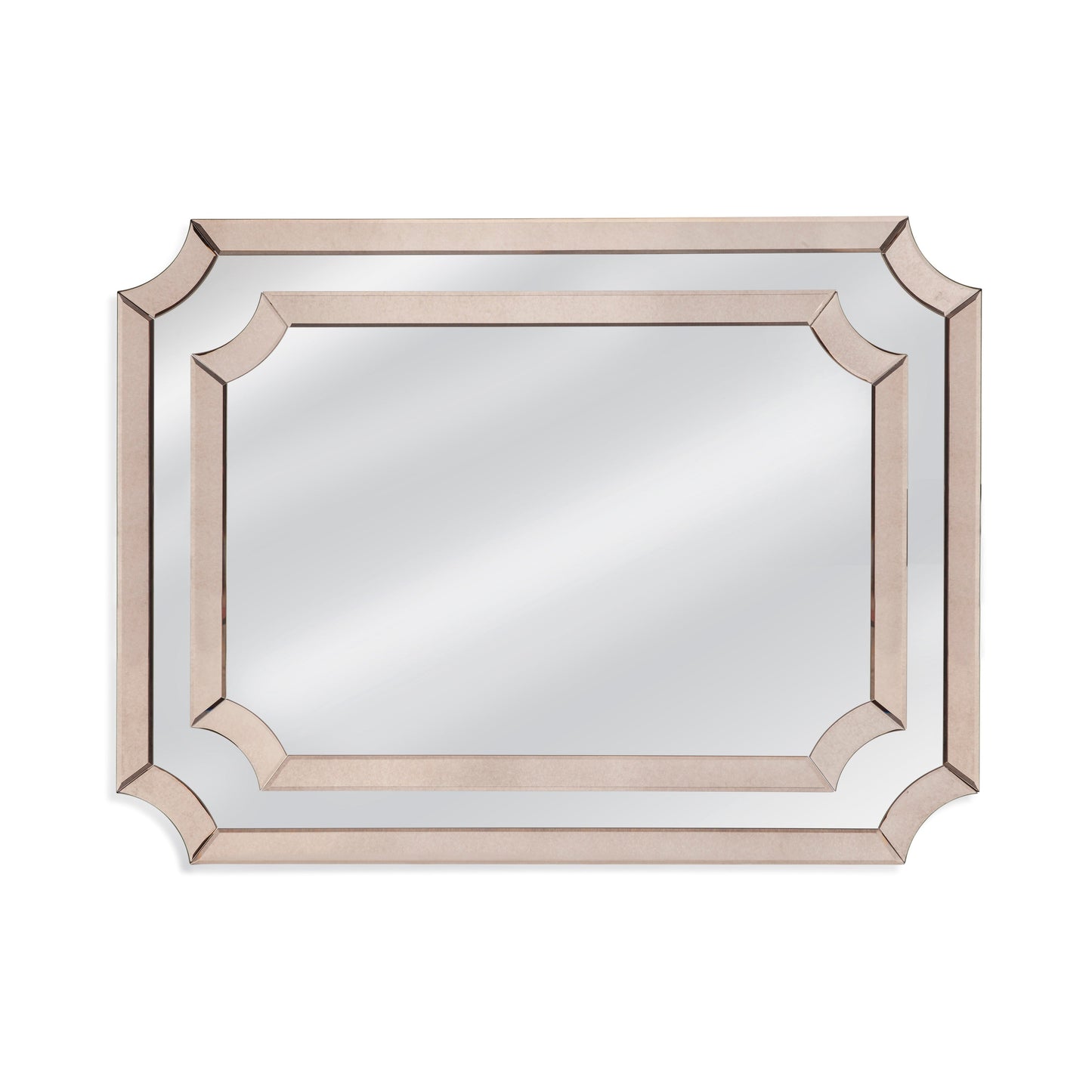 Jules Wood Brown Horizontal Wall Mirror