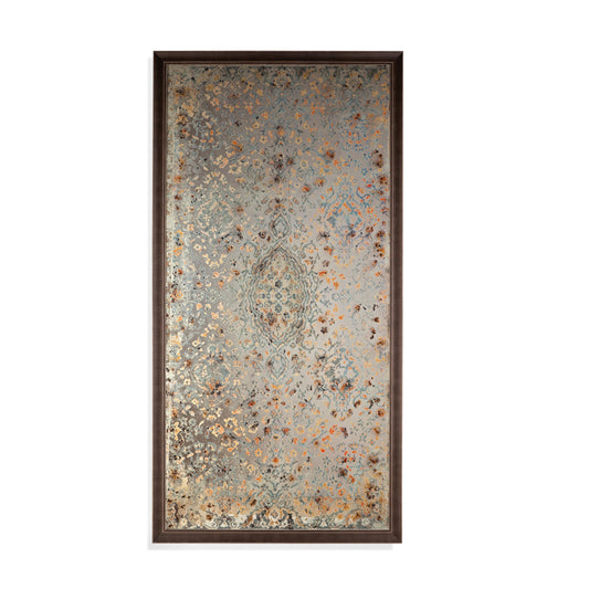 Morocco Wood Brown Vertical Floor Mirror