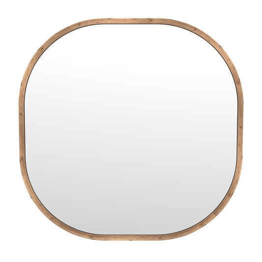 Richards Metal Gold Wall Mirror