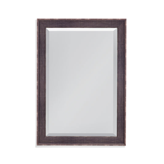 Jefferson Polystyrene Brown Vertical Wall Mirror