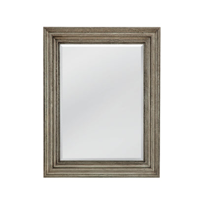 Fontana Polyurethane Brown Vertical Wall Mirror