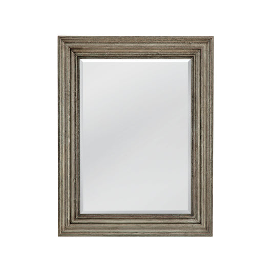 Fontana Polyurethane Brown Vertical Wall Mirror