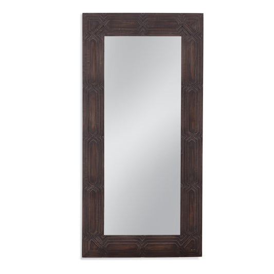 Bazar MDF Black Vertical Floor Mirror