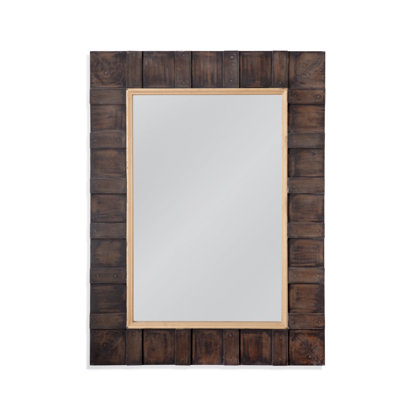 Dimensions MDF Brown Vertical Wall Mirror