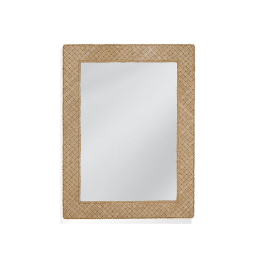 Weston Rattan Brown Wall Mirror