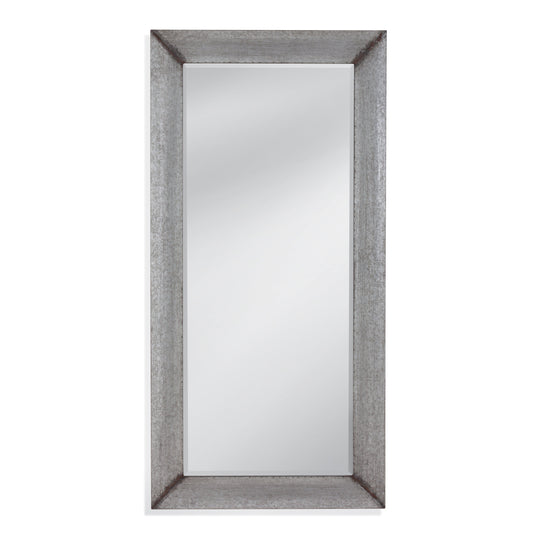 Manny MDF and Metal Grey Vertical Floor Mirror