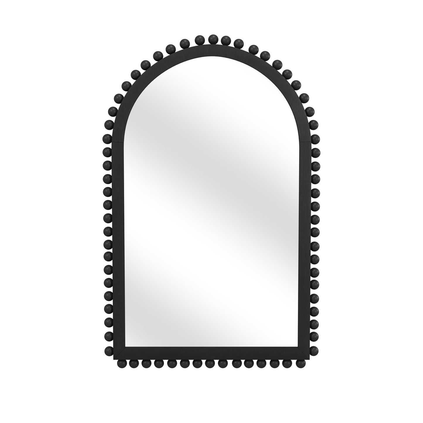 Renn Wood Black Vertical Wall Mirror