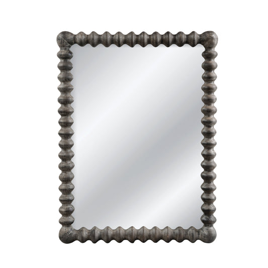 Vallente Wood Black Vertical Wall Mirror