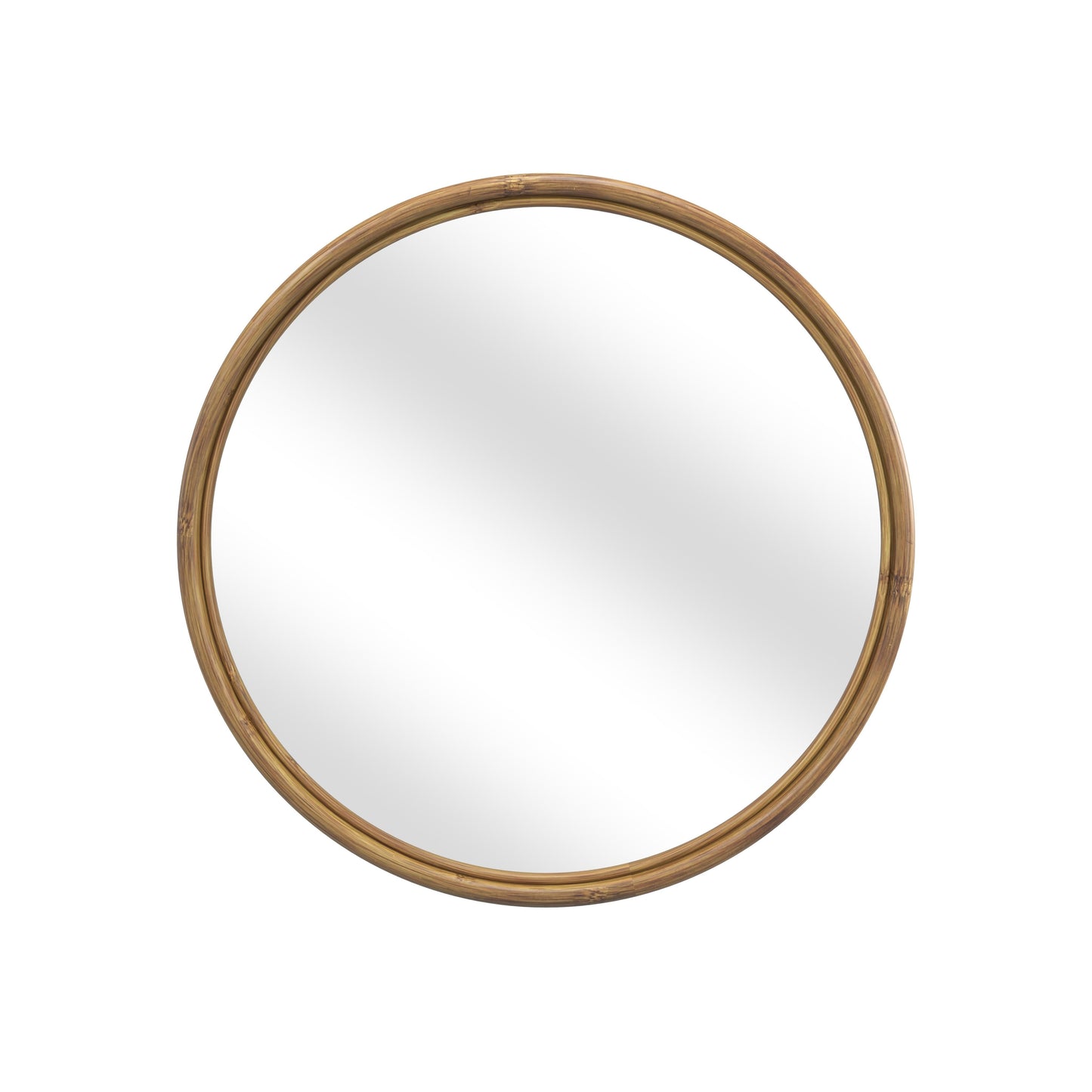 Certa Rattan Brown Wall Mirror