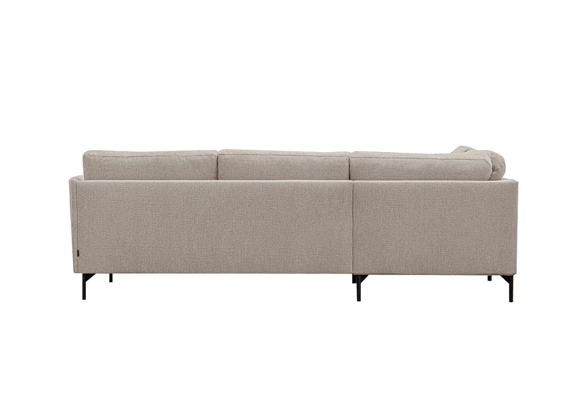 LOOMLAN Custom Upholstery Maison Elegant High Armrest Fabric & Leather Modular Sofa