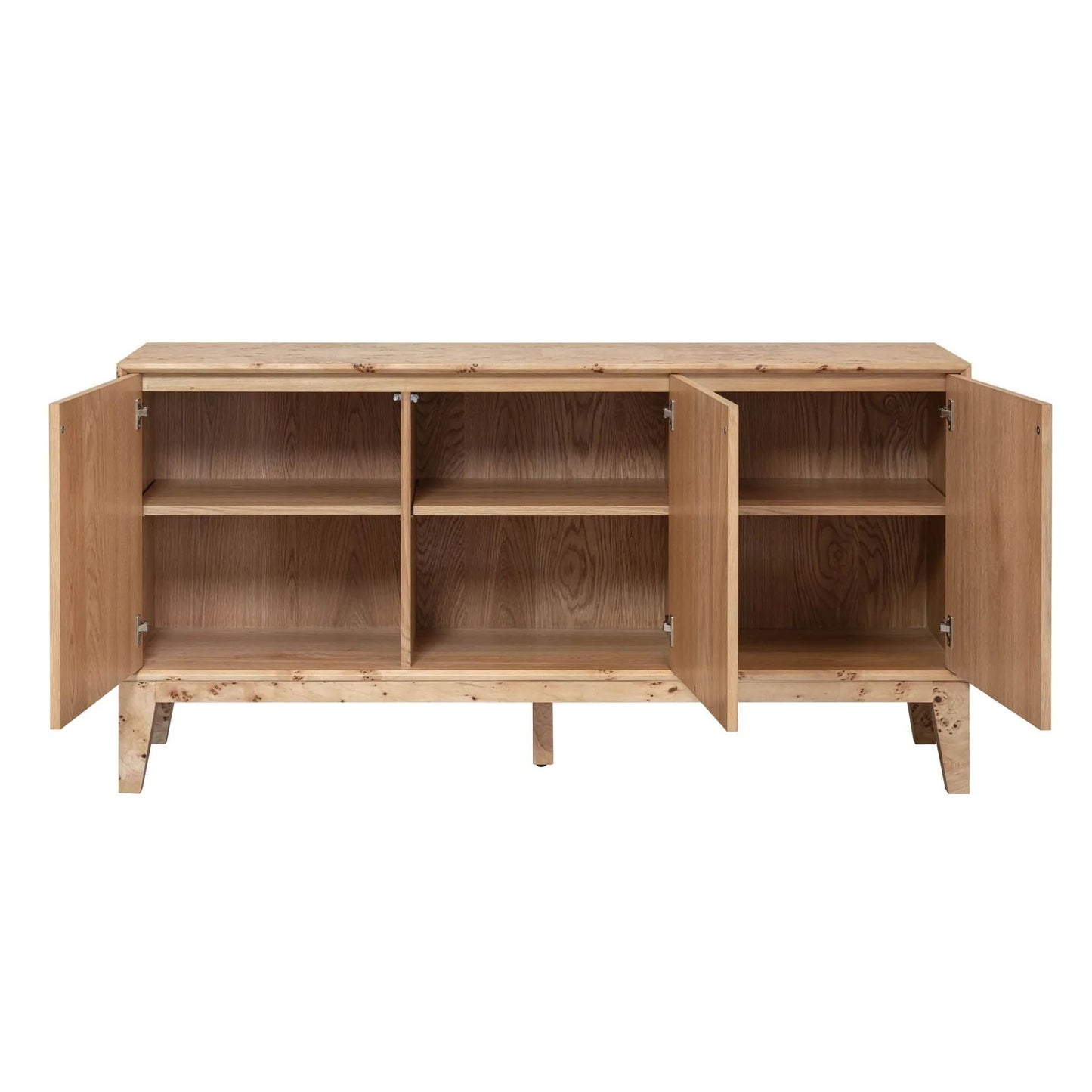 LH Home Mappa Three Doors Wood Sideboard