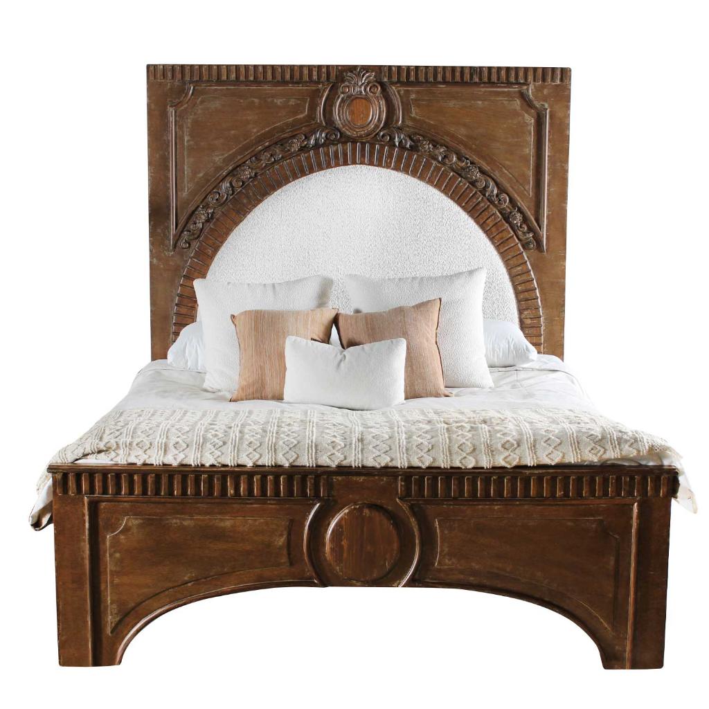 Peninsula Home Amelie Wooden Brown King Bed
