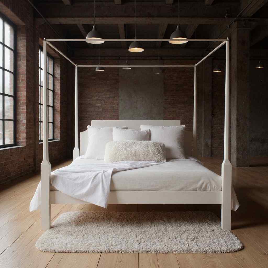 Peninsula Home Clarisse Organic Wooden King Bed