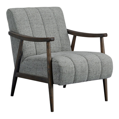 Aster Solid Oak Grey Arm Accent Chair