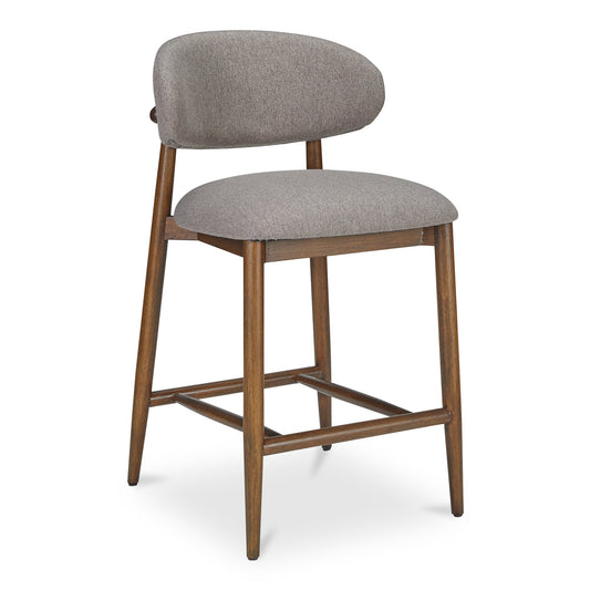 Ellie Polyester Upholstered Wood Frame Counter Stool