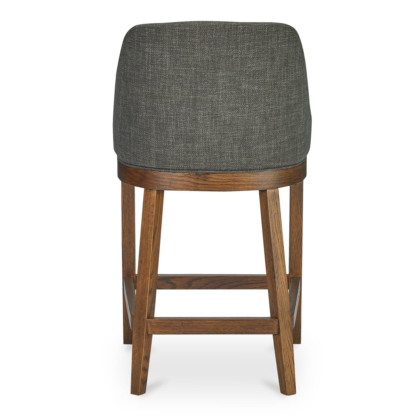 Edward Polyester Upholstered Wood Frame Counter Stool