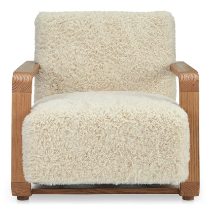 Eckersley Contemporary Faux Fur Lounge Armchair