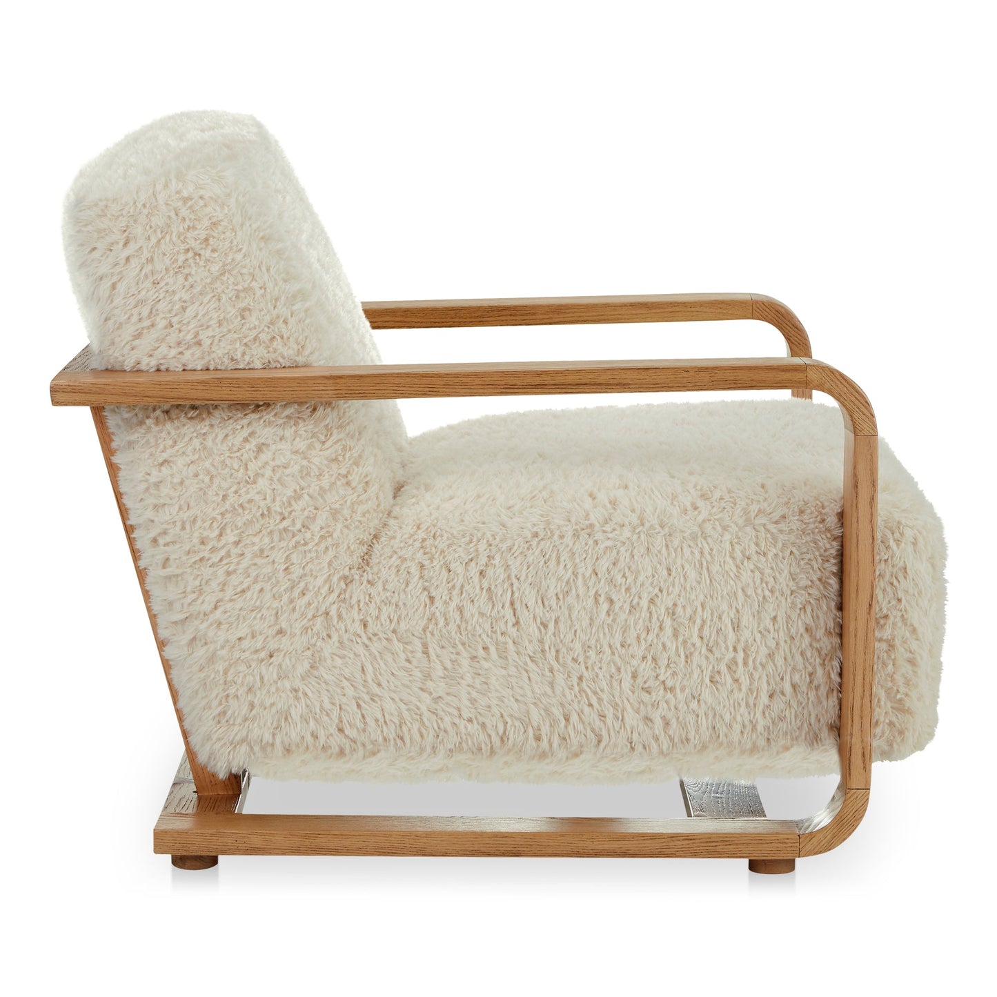 Eckersley Contemporary Faux Fur Lounge Armchair