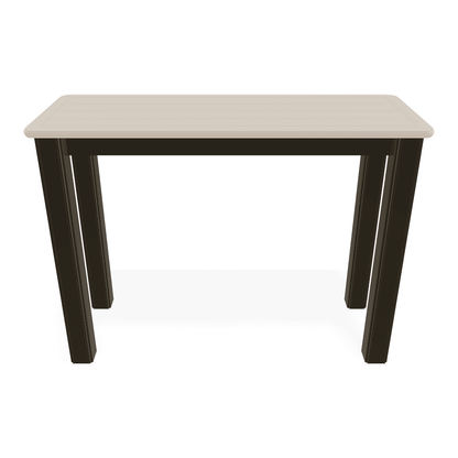 Telescope Marine Grade Polymer Top Table 10" X 27" Outdoor Side Table