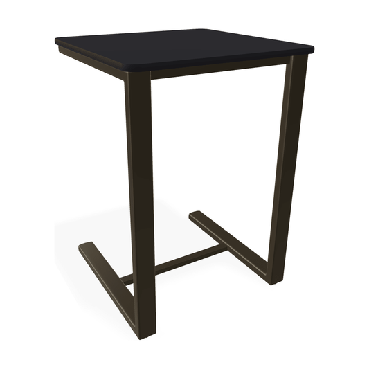 Telescope Marine Grade Polymer Top Table 17.5" Square Outdoor Side Table